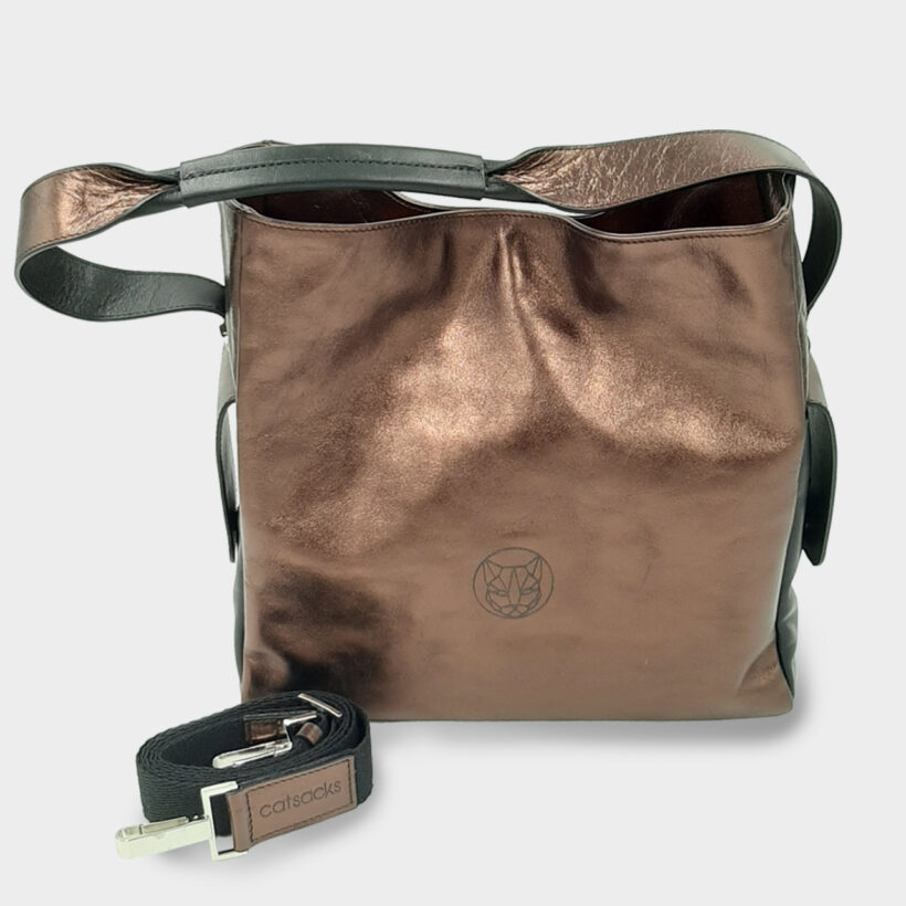 Bolso de hombro cobre