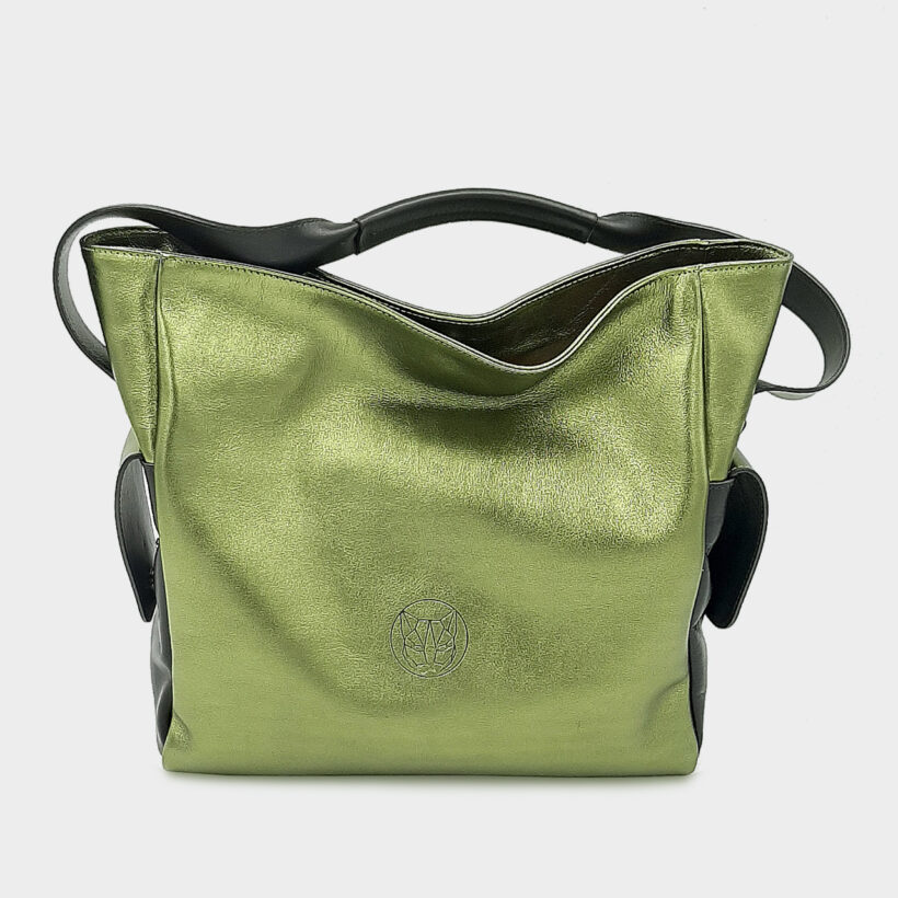 Bolso de hombro verde